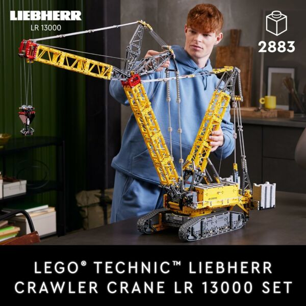 LEGO Set Technic 42146 Guindaste de Lagartas Liebherr LR 13000 - Imagem 5