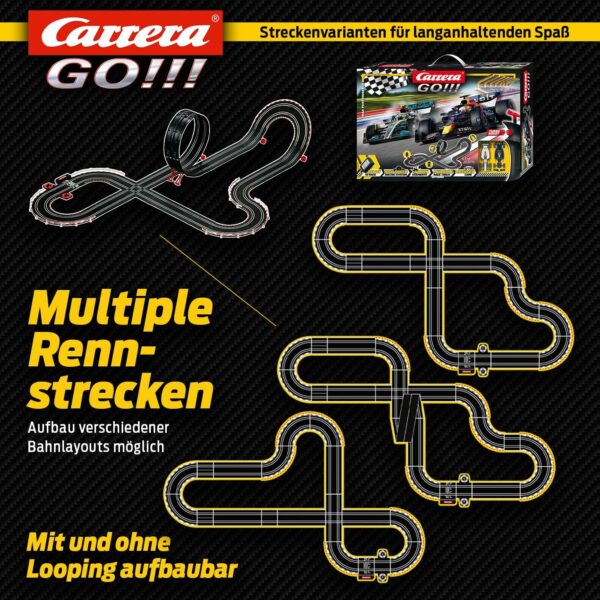 Pista Eletrica CARRERA F-1 Mercedes X Redbull 6.3 Metros - Imagem 3