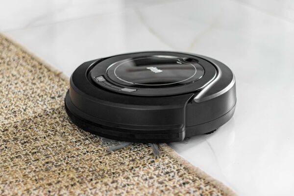 Aspirador de Pó Robô, Automático 3 em 1 Varre, Aspira, Passa Pano, MOP para Limpeza, 30W, Bateria Recarregável, Bivolt, Preto - Imagem 11