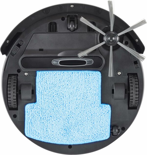 Aspirador de Pó Robô, Automático 3 em 1 Varre, Aspira, Passa Pano, MOP para Limpeza, 30W, Bateria Recarregável, Bivolt, Preto - Imagem 7
