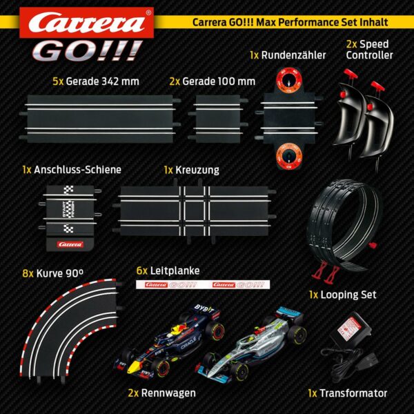 Pista Eletrica CARRERA F-1 Mercedes X Redbull 6.3 Metros - Imagem 5
