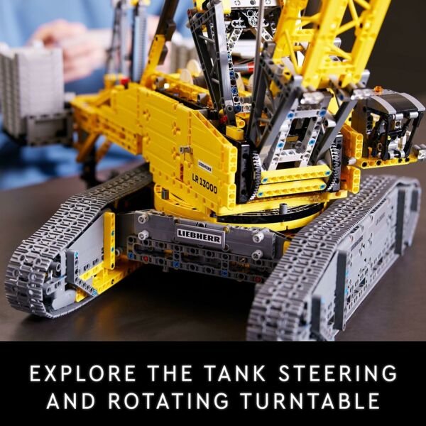 LEGO Set Technic 42146 Guindaste de Lagartas Liebherr LR 13000 - Imagem 3