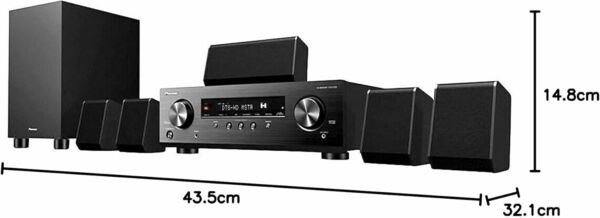 Home Theater 5.1 HTP-076 4K HDR Bluetooth 110V PIONEER HTP-076 - Imagem 4
