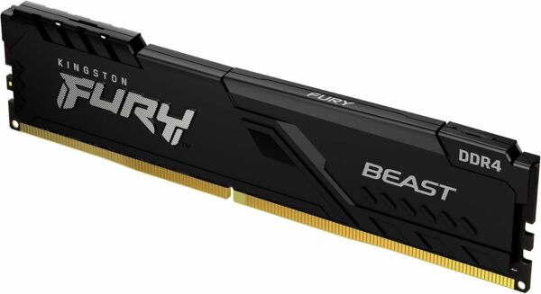 Memória RAM 16GB DIMM DDR4 3200Mhz FURY Beast 1,35V 1Rx8 288 Pinos para Desktop/Gamers KF432C16BB/16 Preto - Imagem 5