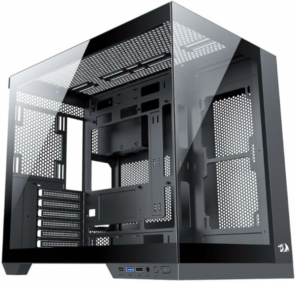 Gabinete Gamer Redragon Wideload Pro - Mid Tower USB 3.0+2.0 Aquário Vidro Panorâmico - Imagem 5