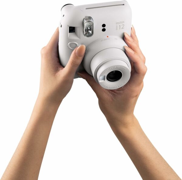 Câmera Impressão Instantânea Mini 12 Branco Marfim Instax - Imagem 4