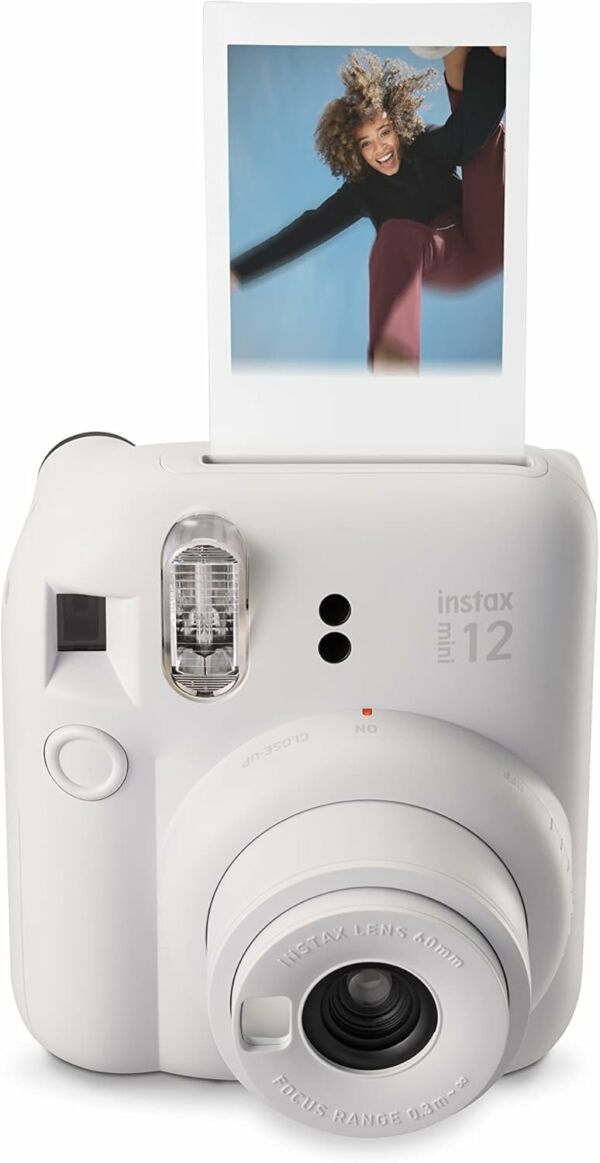 Câmera Impressão Instantânea Mini 12 Branco Marfim Instax - Imagem 5