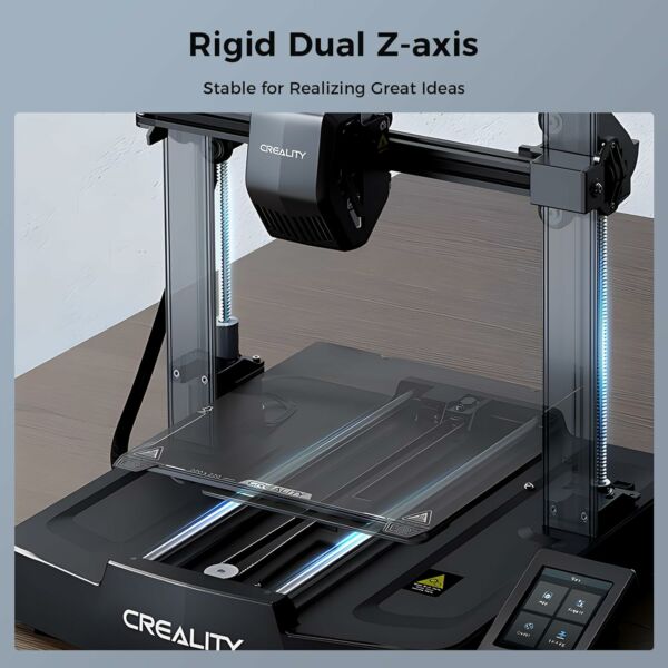 Impressora 3D Oficial Creality Ender 3 V3 SE Atualizada Ender 3 250 mm/s 2500 mm/s² Rápida CR Touch com Nivelamento Automático Extrusora Direta PC Spring Steel - Imagem 4