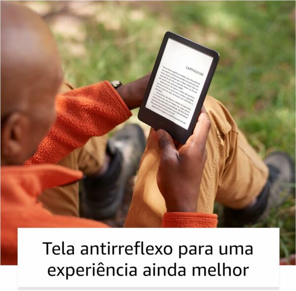 Kindle 16 GB Modelo 2024 Leve Compacto Com tela antirreflexo Trocas de Página mais Rápidas Luz Frontal Ajustável Bateria de Longa Duração Cor Preta - Imagem 2