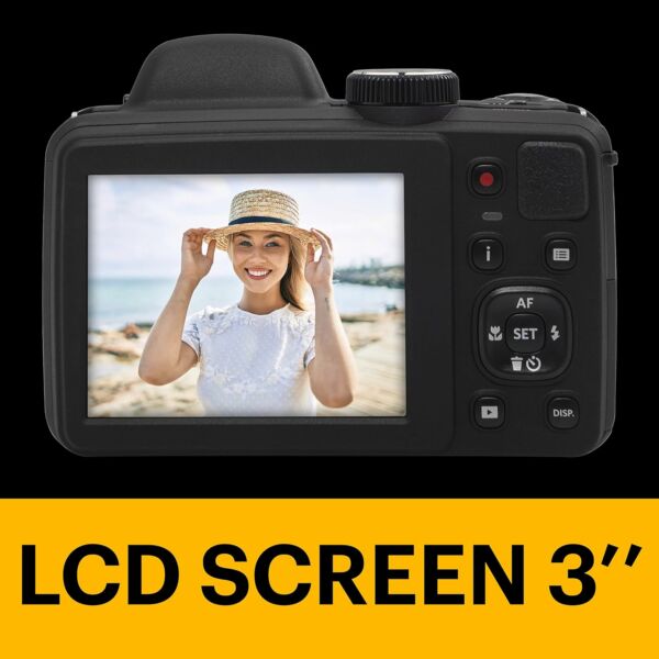 Câmera Digital PIXPRO FZ55-BK Zoom Óptico Full HD LCD KODAK - Imagem 5