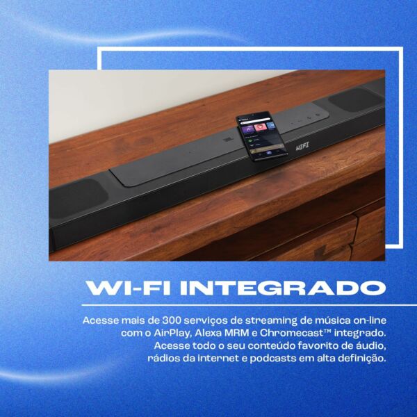 Home Theater SoundBar 800-Pro 360W 5.1.2 Canais JBL - Imagem 5