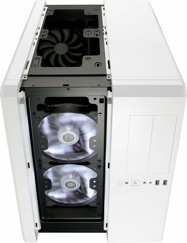 Gabinete Gamer Carbide Series Mid Tower com Alto Fluxo de Ar Corsair Air 540 Branca - Imagem 7