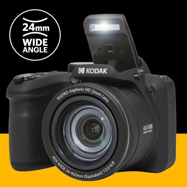 Câmera Digital PIXPRO FZ55-BK Zoom Óptico Full HD LCD KODAK - Imagem 7