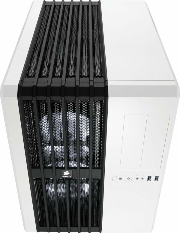 Gabinete Gamer Carbide Series Mid Tower com Alto Fluxo de Ar Corsair Air 540 Branca - Imagem 2