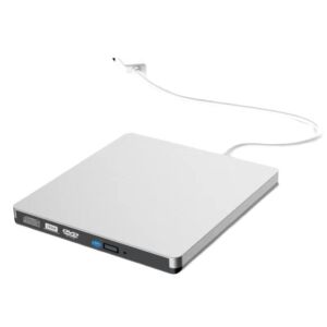 Gravador e Leitor Dvd/Cd Usb 3.0 Drive Portátil Slim Laptop PC Desktop Branco Newlan