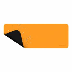Mouse Pad Desk Tecido Sintético Macio Dupla Face 80x30cm OFDP02BK Preto e Caramelo Geonav