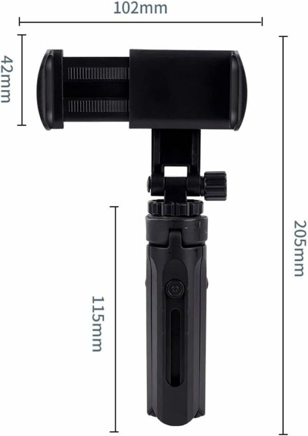 Mini Tripe Suporte Para Celular Smartphone Universal De Mesa Articulado Tripod - Imagem 3