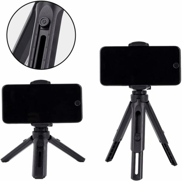 Mini Tripe Suporte Para Celular Smartphone Universal De Mesa Articulado Tripod - Imagem 8